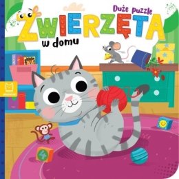 AKSJOMAT ZWIERZĘTA W DOMU DUŻE PUZZLE