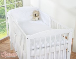 Bobono Pościel 3-cz 120x90 - Serduszka białe