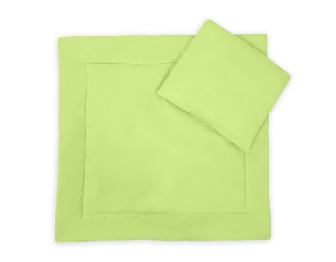 Bobono Pościel do wózka z wypełnieniem kołderka i poduszka - Zielona