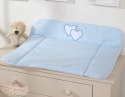 Bobono Przewijak miękki na komodę- Wiszące serduszka niebieskie