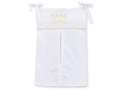 Bobono Przybornik- Torba na pampersy- Little Prince/Princess białe