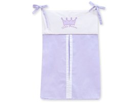 Bobono Przybornik- Torba na pampersy- Little Prince/Princess fioletowe