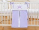 Bobono Przybornik- Torba na pampersy- Little Prince/Princess fioletowe