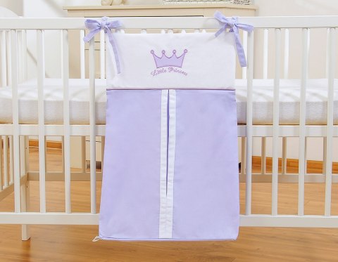 Bobono Przybornik- Torba na pampersy- Little Prince/Princess fioletowe