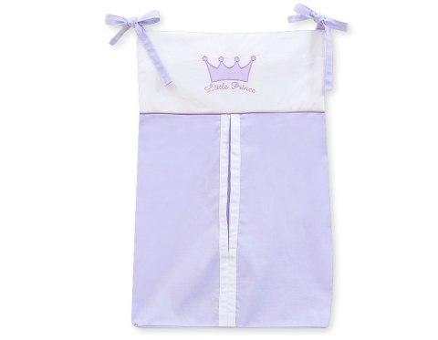 Bobono Przybornik- Torba na pampersy- Little Prince/Princess fioletowe