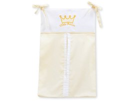Bobono Przybornik- Torba na pampersy- Little Prince/Princess kremowe