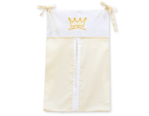 Bobono Przybornik- Torba na pampersy- Little Prince/Princess kremowe