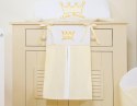 Bobono Przybornik- Torba na pampersy- Little Prince/Princess kremowe