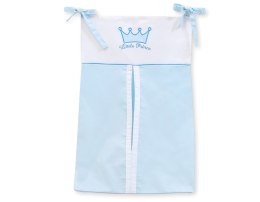 Bobono Przybornik- Torba na pampersy- Little Prince/Princess niebieskie