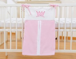 Bobono Przybornik- Torba na pampersy- Little Prince/Princess różowe