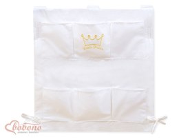 Bobono Przybornik uniwersalny- Little Prince/Princess białe