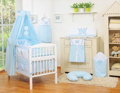 Bobono Przybornik uniwersalny- Little Prince/Princess niebieskie