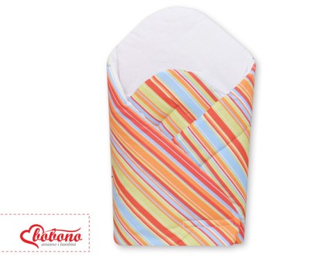 Bobono Rożek z usztywnieniem- Basic paseczki pomrańczowe