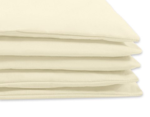 My Sweet Baby Bawełniana pościel dla dzieci 2-częściowa poszewki na poduszkę 60x40 i na kołderkę 120x90 - kremowa