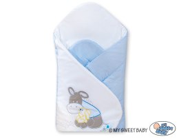 My Sweet Baby Rożek usztywniany Osiołek Lucek niebieski