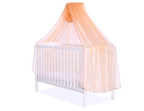 Bobono Moskitiera uniwersalna z szyfonu - brzoskwiniowa