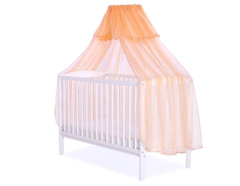 Bobono Moskitiera uniwersalna z szyfonu - brzoskwiniowa