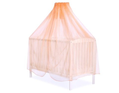 Bobono Moskitiera uniwersalna z szyfonu - brzoskwiniowa