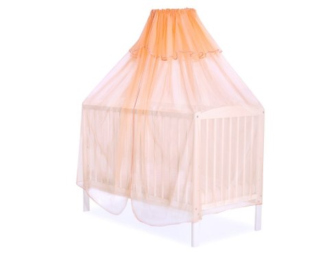 Bobono Moskitiera uniwersalna z szyfonu - brzoskwiniowa