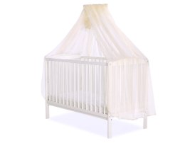 Bobono Moskitiera uniwersalna z szyfonu - kremowa