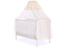 Bobono Moskitiera uniwersalna z szyfonu - kremowa