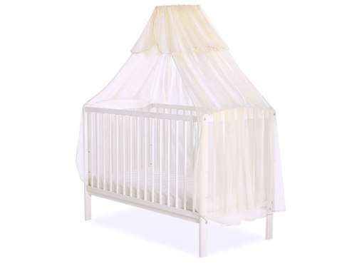 Bobono Moskitiera uniwersalna z szyfonu - kremowa
