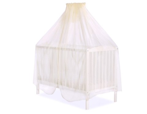 Bobono Moskitiera uniwersalna z szyfonu - kremowa