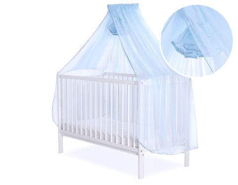 Bobono Moskitiera uniwersalna z szyfonu - niebieska