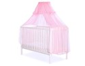 Bobono Moskitiera uniwersalna z szyfonu - różowa
