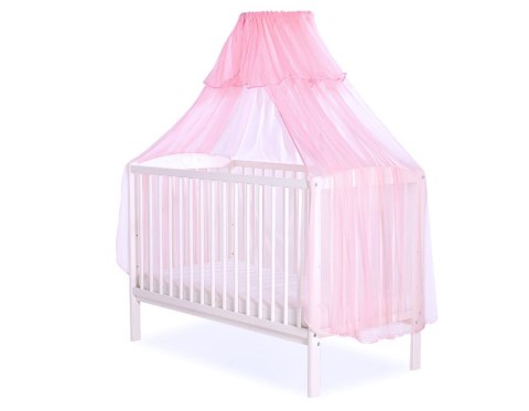 Bobono Moskitiera uniwersalna z szyfonu - różowa