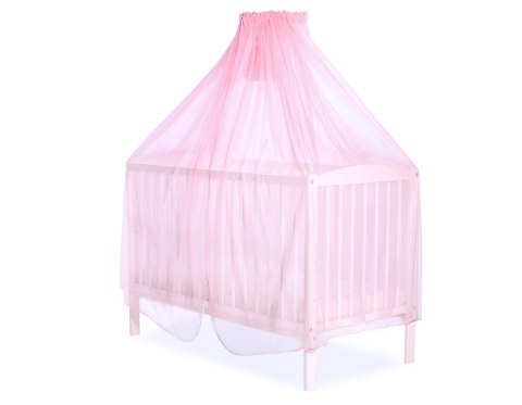 Bobono Moskitiera uniwersalna z szyfonu - różowa