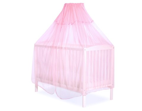 Bobono Moskitiera uniwersalna z szyfonu - różowa