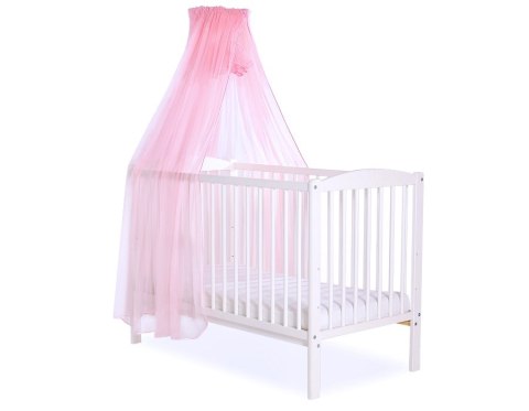 Bobono Moskitiera uniwersalna z szyfonu - różowa