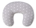 Bobono Poduszka rogal do karmienia fasolka + zdejmowana poszewka - Gwiazdki szare