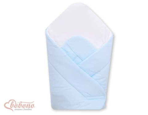 Bobono Rożek usztywniany- Wiszące serduszka paski niebieskie