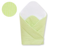 Bobono Rożek usztywniany- Wiszące serduszka paski zielone