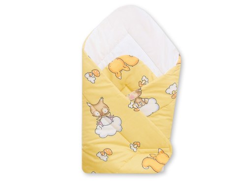 Bobono Rożek z usztywnieniem- Basic leśne zwierzątka kremowe