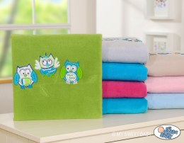 My Sweet Baby Kocyk polarowy- Sowy Bigi Zibi & Adele- zielony