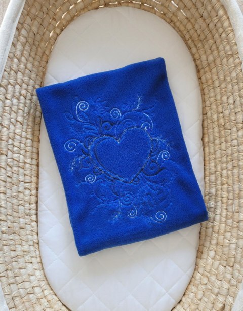 My Sweet Baby Kocyk polarowy dla niemowląt - Chic królewski błękit