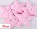Bobono Poduszka Little STAR z grzechotką- różowa
