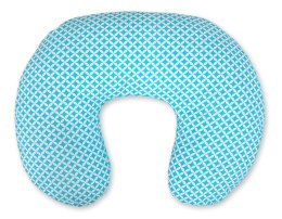 Bobono Poduszka rogal do karmienia fasolka + zdejmowana poszewka - mini-rozeta miętowa