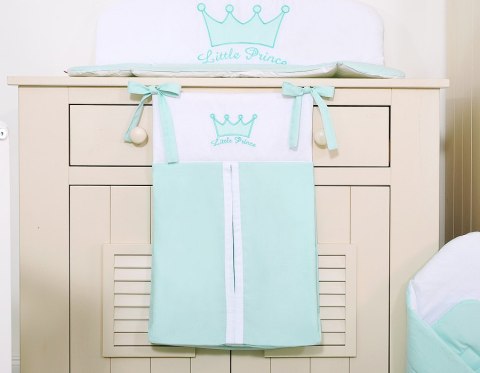 Bobono Przybornik- Torba na pampersy- Little Prince/Princess miętowa