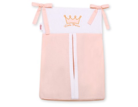 Bobono Przybornik- Torba na pampersy- Little Prince/Princess pudrowy róż
