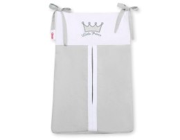 Bobono Przybornik- Torba na pampersy- Little Prince/Princess szara
