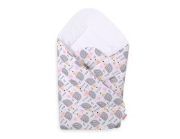 Bobono Rożek dla niemowląt miękki - jeżyki szare