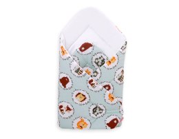 Bobono Rożek dla niemowląt miękki - zwierzątka miętowe