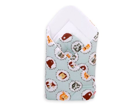 Bobono Rożek dla niemowląt miękki - zwierzątka miętowe