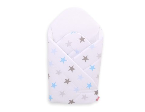 Bobono Rożek dla niemowląt usztywniany- Gwiazdy szaro-niebieskie