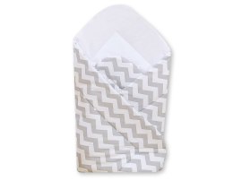 Bobono Rożek miękki- Simple chevron szary