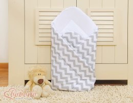 Bobono Rożek miękki- Simple chevron szary